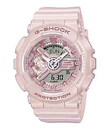 G-Shock GMA-S2100BS-4ACR Pink & Yellow Analog Watch | Zumiez