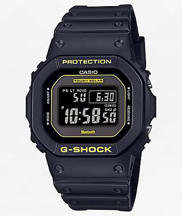 G-Shock DWB5600G-1 Transparent Grey & Red Bluetooth Digital Watch 