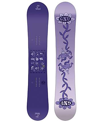 スノーボード GNU gloss 144 18-19 GNU Gloss Women's Snowboard | GNU Snowboards 2025-2026