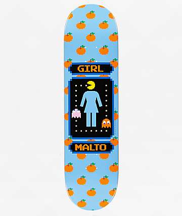 Girl Skateboards Sean Malto Contour Curves Skateboard Deck 8.125