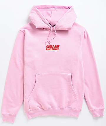 pink girl hoodie