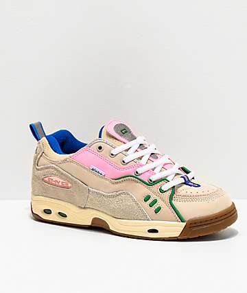 Globe CT-IV zapatos de skate en plata, abedul, rosa y goma