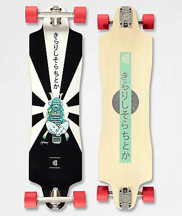 Gold Coast Samurai 36" Drop Through Longboard Complete