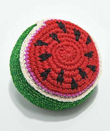 Guatemalart 8 Ball Black Hacky Sack
