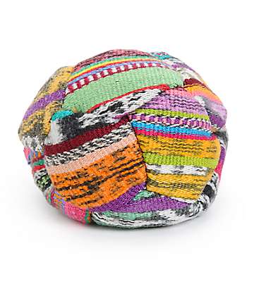Guatemalart 8 Ball Black Hacky Sack
