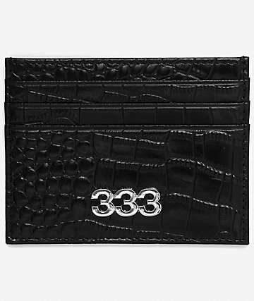 HALF EVIL Black Cardholder Wallet - 