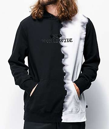 huf flags black hoodie