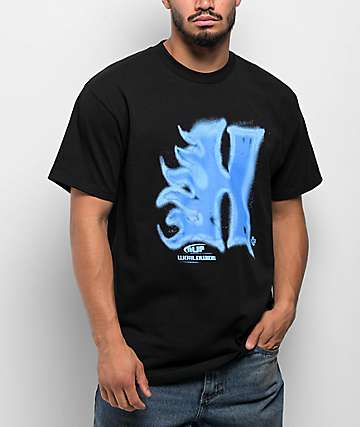 HUF H-Class Black Jersey Shirt | Zumiez