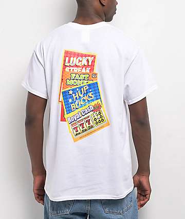 HUF x Freddie Gibbs Lucky Bones Brown T-Shirt | Zumiez