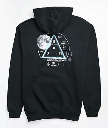 huf flags grey hoodie
