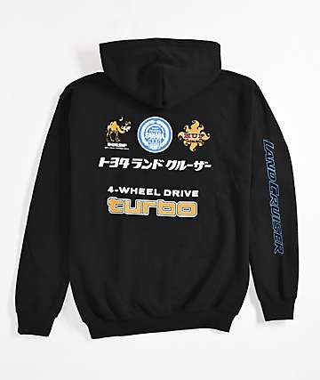 HUF Cracked Black Cardigan Sweater | Zumiez