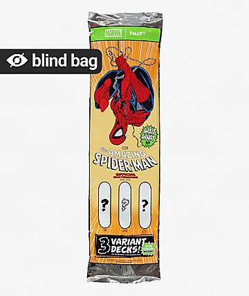 HUF x Marvel Spider-Man Issue 321 8.25" Blind Bag Skateboard Deck - 