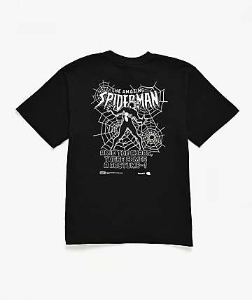 HUF x Marvel Spider-Man Kids Secret Wars Black T-Shirt - 
