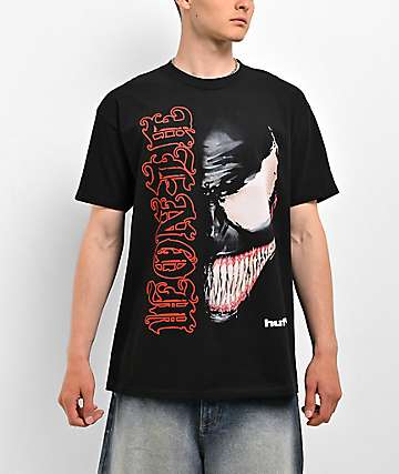 HUF x Marvel Spider-Man Sinister Black T-Shirt - 