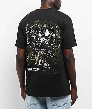 HUF x Spider-Man Arachknight Black T-Shirt - 