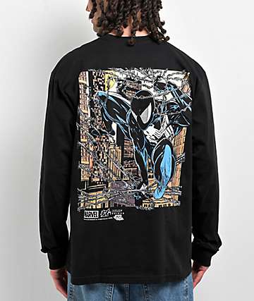 ☆海外限定☆ HUF x Deadpool Slasher フーディ パーカー Black HUF x Deadpool Slasher Black Hoodie | Zumiez