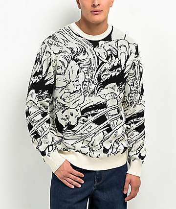 HUF x X-Men Phoenix Rising Black Long Sleeve T-Shirt | Zumiez