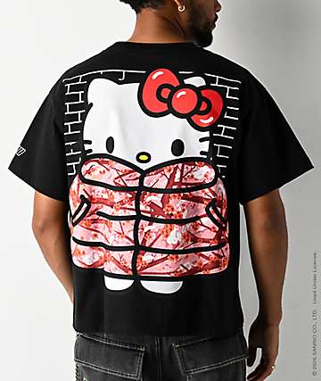 Hello Kitty® and Friends | A.LAB Hello Kitty® Camo Puffer Black T-Shirt - 