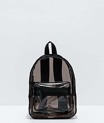 Herschel Supply Co. Classic Smoke mini mochila negra transparente