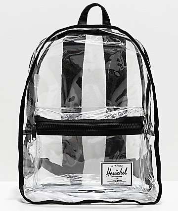 Herschel Supply Co. Classic XL mochila negra y transparente