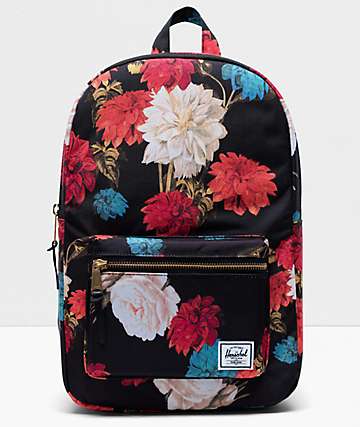 Herschel Supply Co. Settlement Mid Vintage mochila negra floral