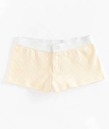 Hesperus Natural Textured Woven Shorts