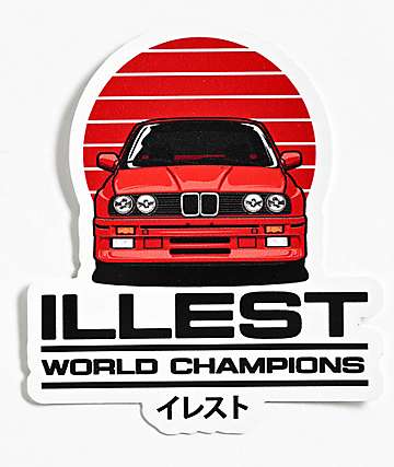 Sticker Brand World Champion