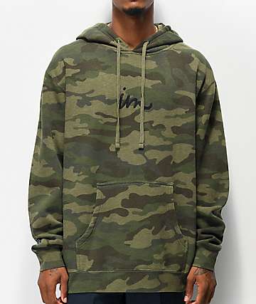 Imperial Motion Curser sudadera con capucha de camuflaje verde