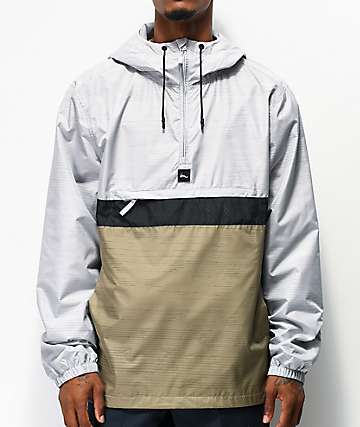Imperial Motion Fleet Ghost chaqueta anorak verde y plateada