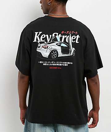 Key Street x Freakorico Car Wash Black T-Shirt | Zumiez