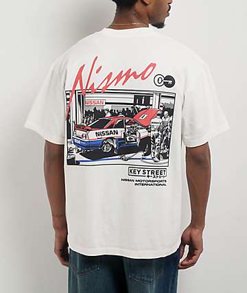 Key Street Wheels Grey Wash T-Shirt