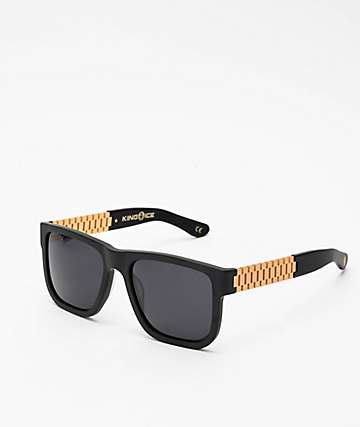 King Ice Gold Link gafas de sol polarizadas en negro mate