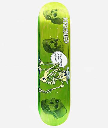 Krooked Eyes White 8.06" Skateboard Deck