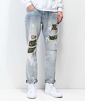zumiez black ripped jeans
