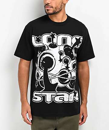 Lonestar by That Mexican OT Star Wings Black T-Shirt