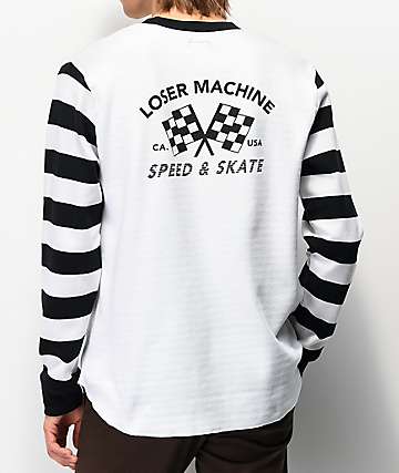 Loser Machine Southcrest camiseta de punto blanco de manga larga