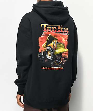Loser Machine x Tonka Destroyer sudadera con capucha negra