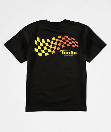 Loser Machine x Tonka Fast Track camiseta negra para niños