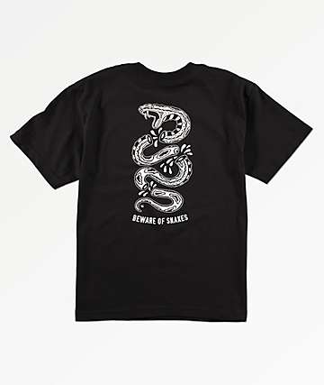 Lurking Class By Sketchy Tank Snakes camiseta negra para niños