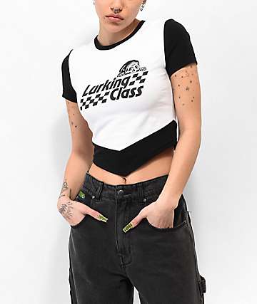 Lurking Class by Sketchy Tank Reaper White T-Shirt