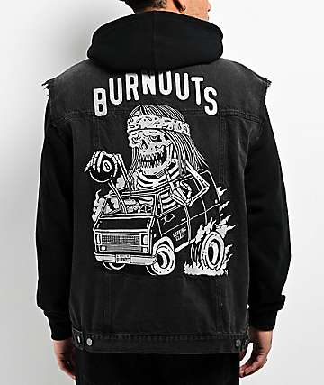 Lurking class by sketchy tank surrender dark store blue denim jacket