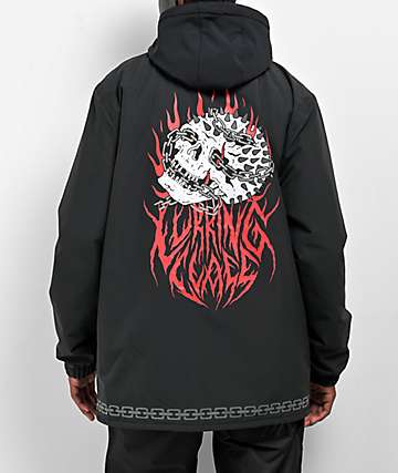 Lurking Class by Sketchy Tank Skull Stripe Black Long Sleeve