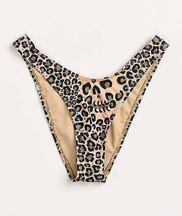 Lurking Class by Sketchy Tank Leopard High Leg Bikini Bottom