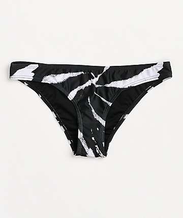 Lurking Class by Sketchy Tank Lurker Black & White Tie Dye Cheeky Bikini Bottom