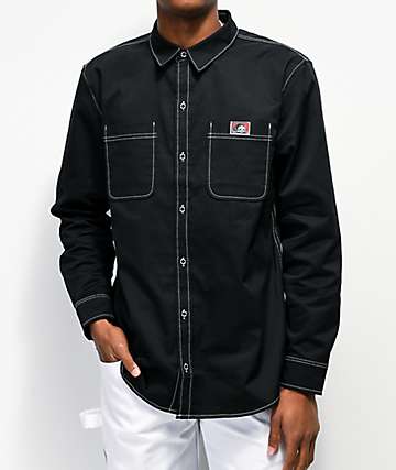 Lurking Class by Sketchy Tank Lurkwear camisa negra de manga larga