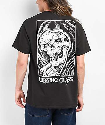 Lurking Class by Sketchy Tank Fire Black & Yellow Hoodie at