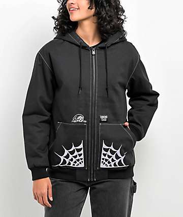 Picture Organic Clothing Basement Plush Zip Hoodie Black Sweatshirts and  fleeces : Snowleader