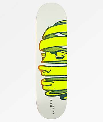Madness Headpeel 8.37" White Skateboard Deck