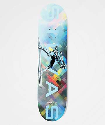 Marvel x Moebius by Primitive Silvas Silver Surfer 8.38" Skateboard Deck