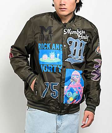 Members Only x Nickelodeon Kanji Multi Windbreaker Jacket